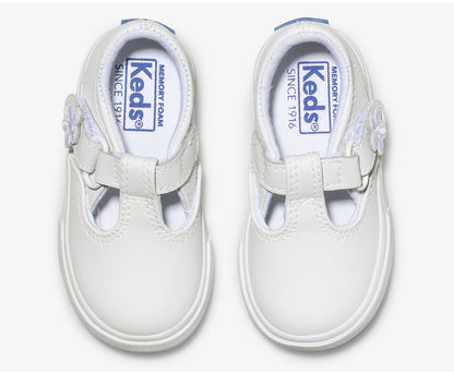 Keds | Big Kid's Daphne T-Strap Leather Sneaker