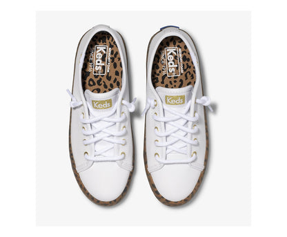 Keds | Big Kid's Kickstart Leopard Foxing Sneaker