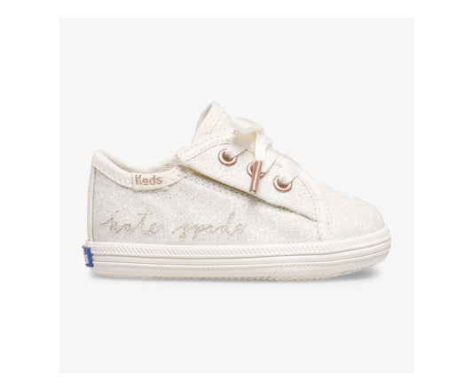 Keds | Little Kid's Keds x ksny Kickstart Ivory Glitter Crib