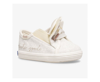 Keds | Little Kid's Keds x ksny Kickstart Ivory Glitter Crib