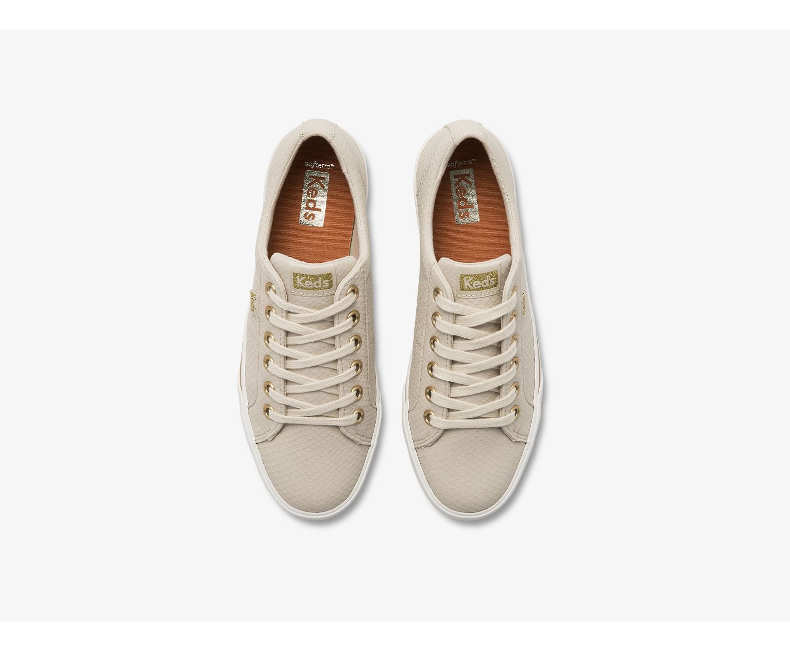 Keds | Jump Kick Duo Vegan Soft Buck + Croc Emboss