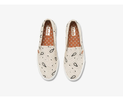 Keds | Jump Kick Slip Feat. Organic Cotton Paisley