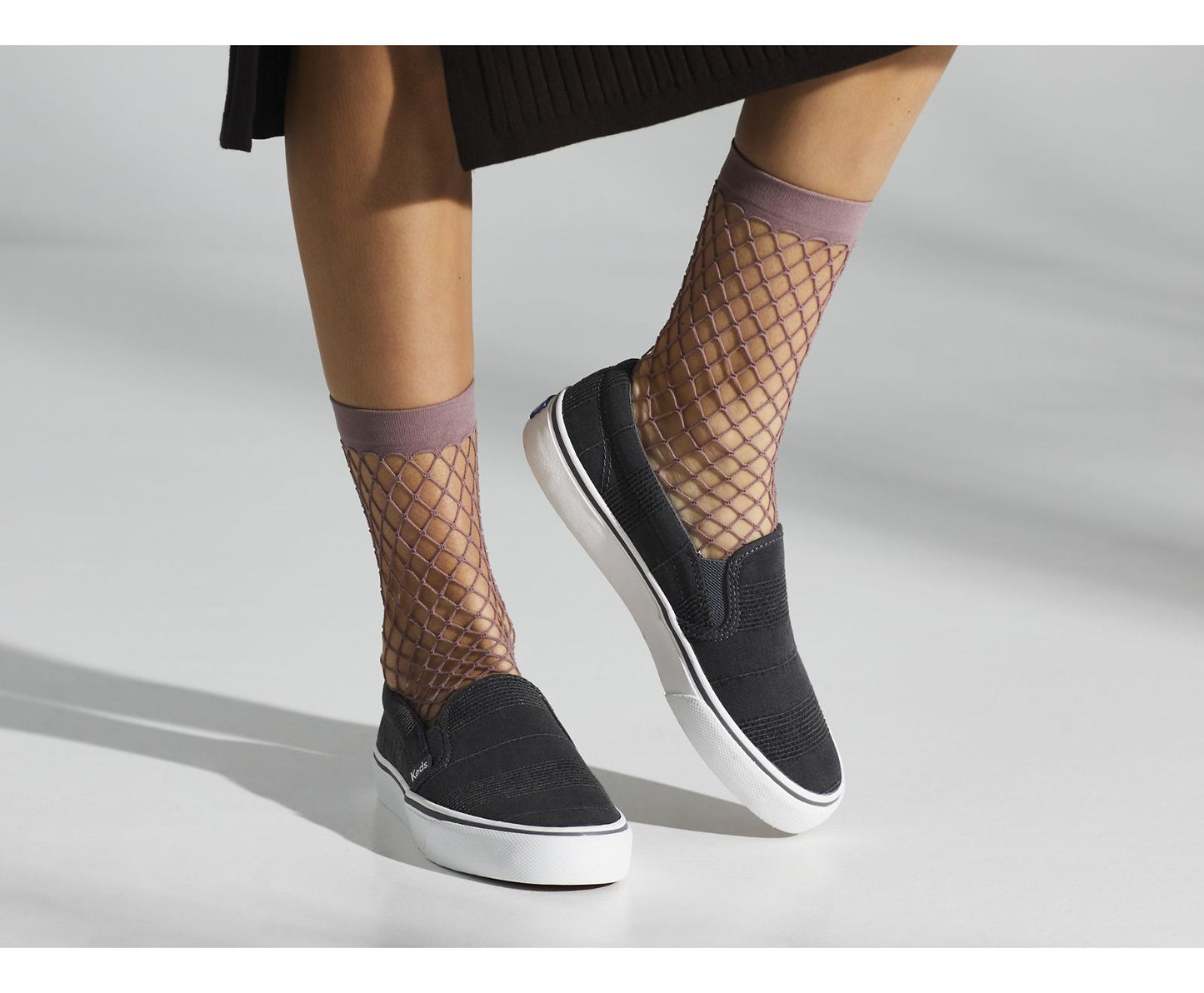 Keds | Jump Kick Slip Stripe Chambray