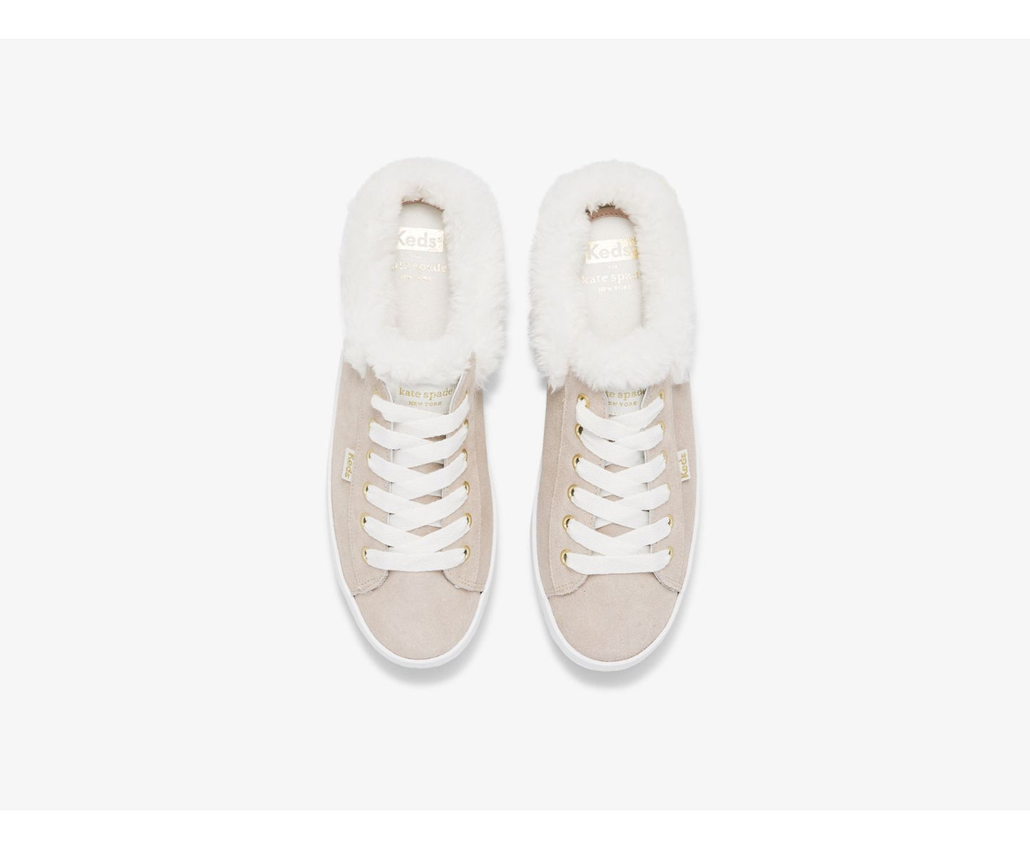 Keds | Keds x kate spade new york Kickstart Mule Fur Collar Glitter Suede