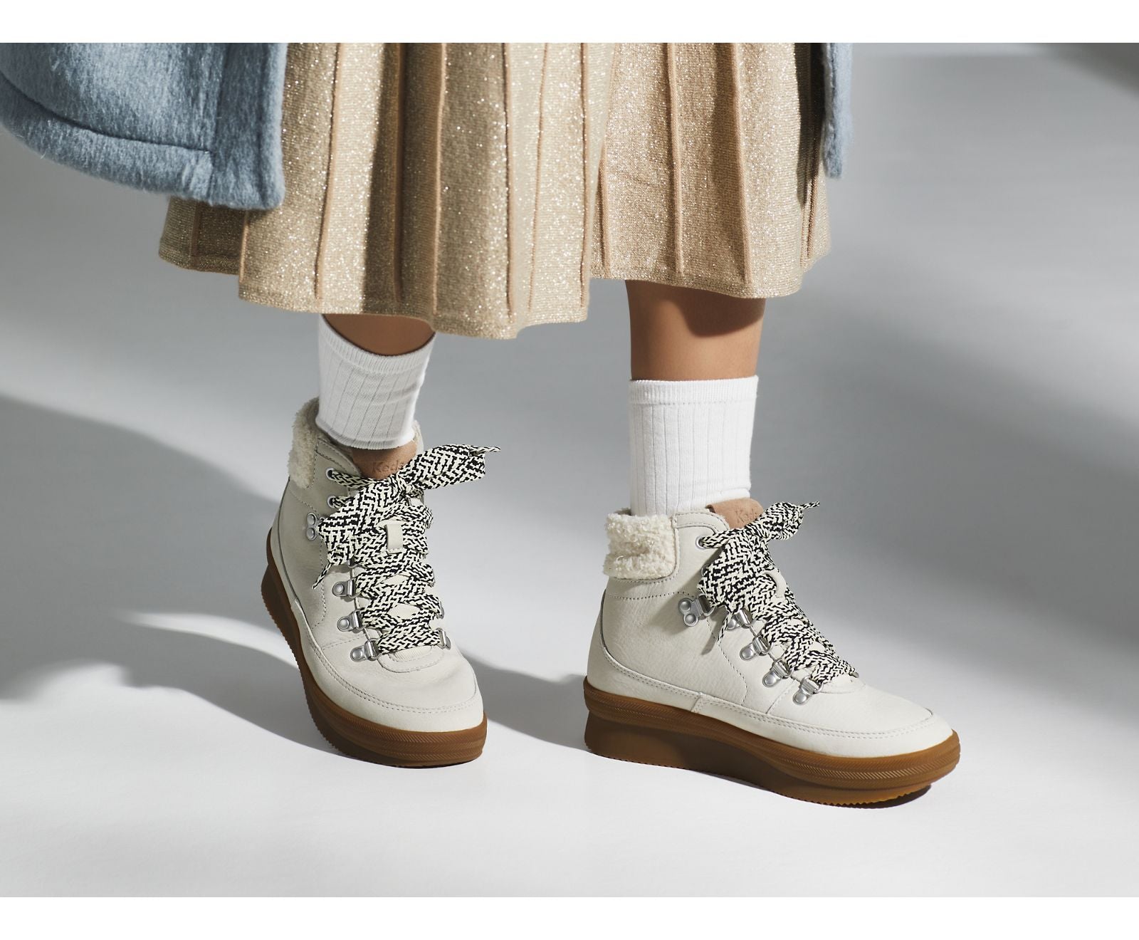 Keds | Midland Boot Luxe Leather Faux Shearling and Thinsulate™