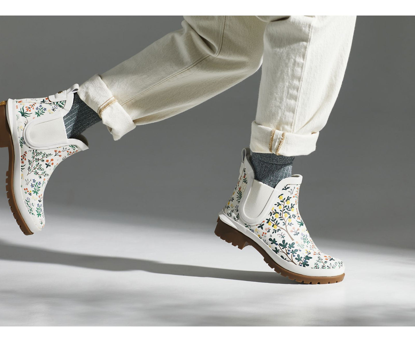 Keds | Keds x Rifle Paper Co. Rowan Rain Boot Menagerie