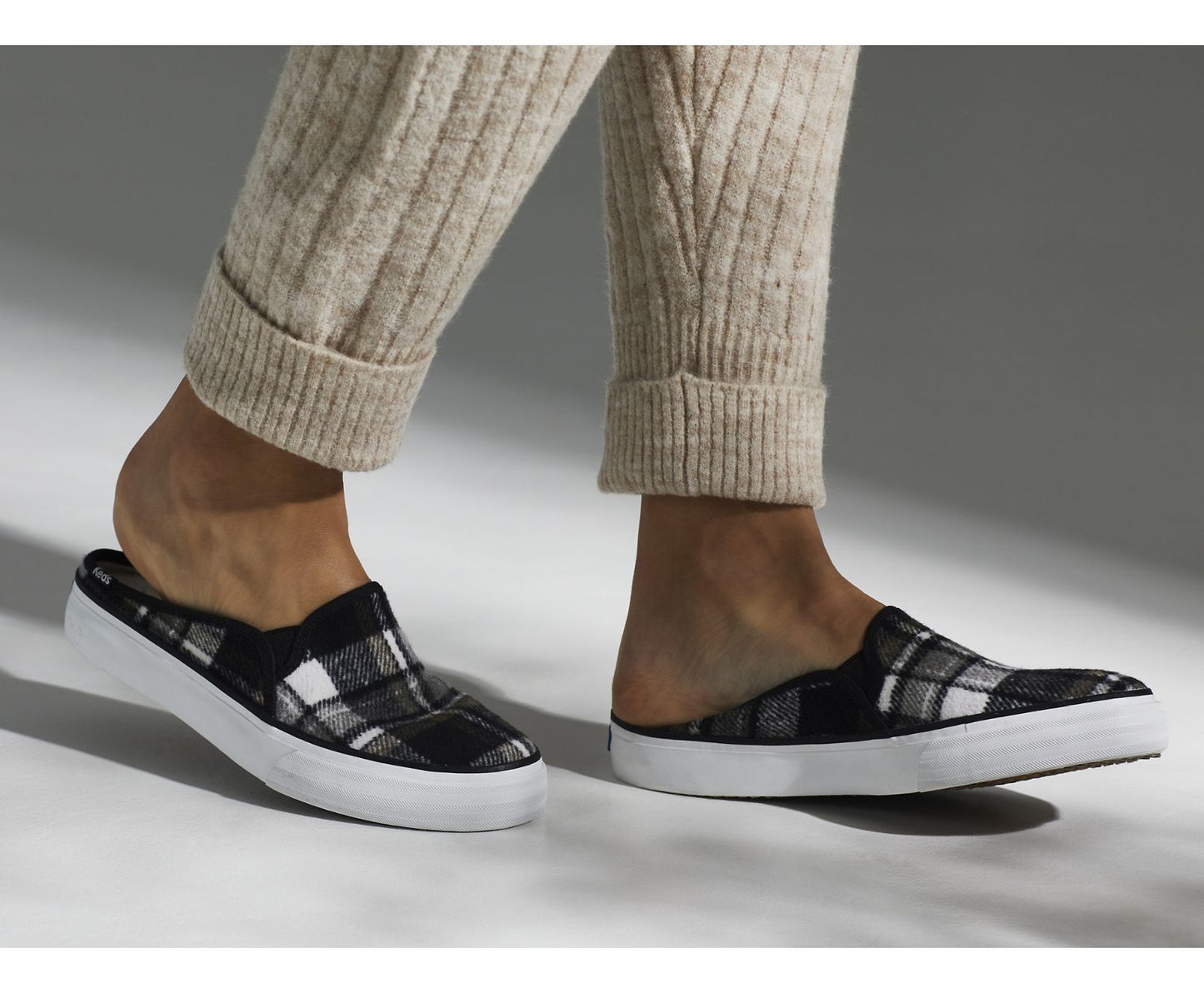 Keds | Double Decker Mule Plaid