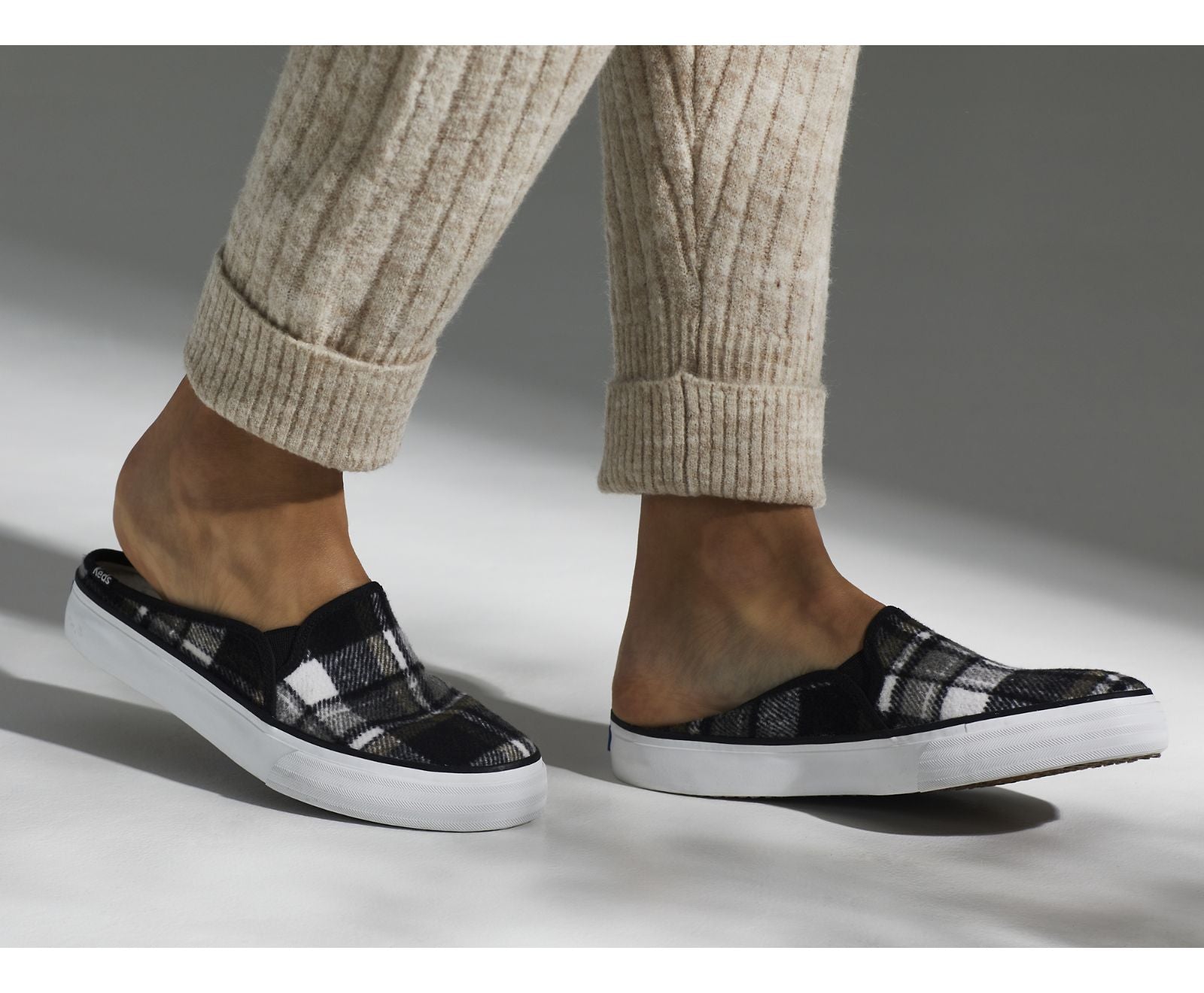 Keds | Double Decker Mule Plaid