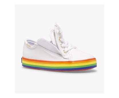Keds | Little Kid's Kickstart Leather Jr Rainbow