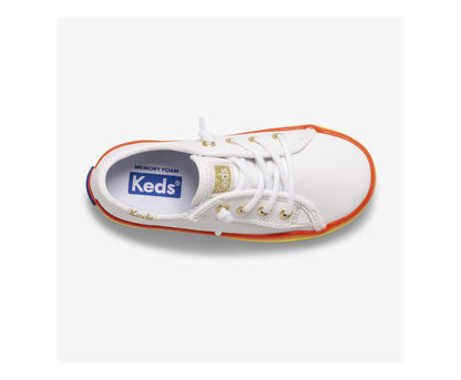 Keds | Little Kid's Kickstart Leather Jr Rainbow