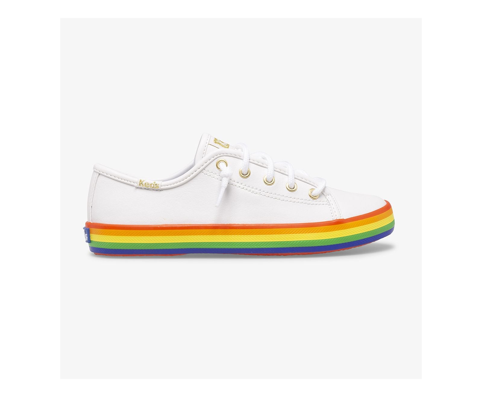 Keds | Big Kid's Kickstart Leather Rainbow