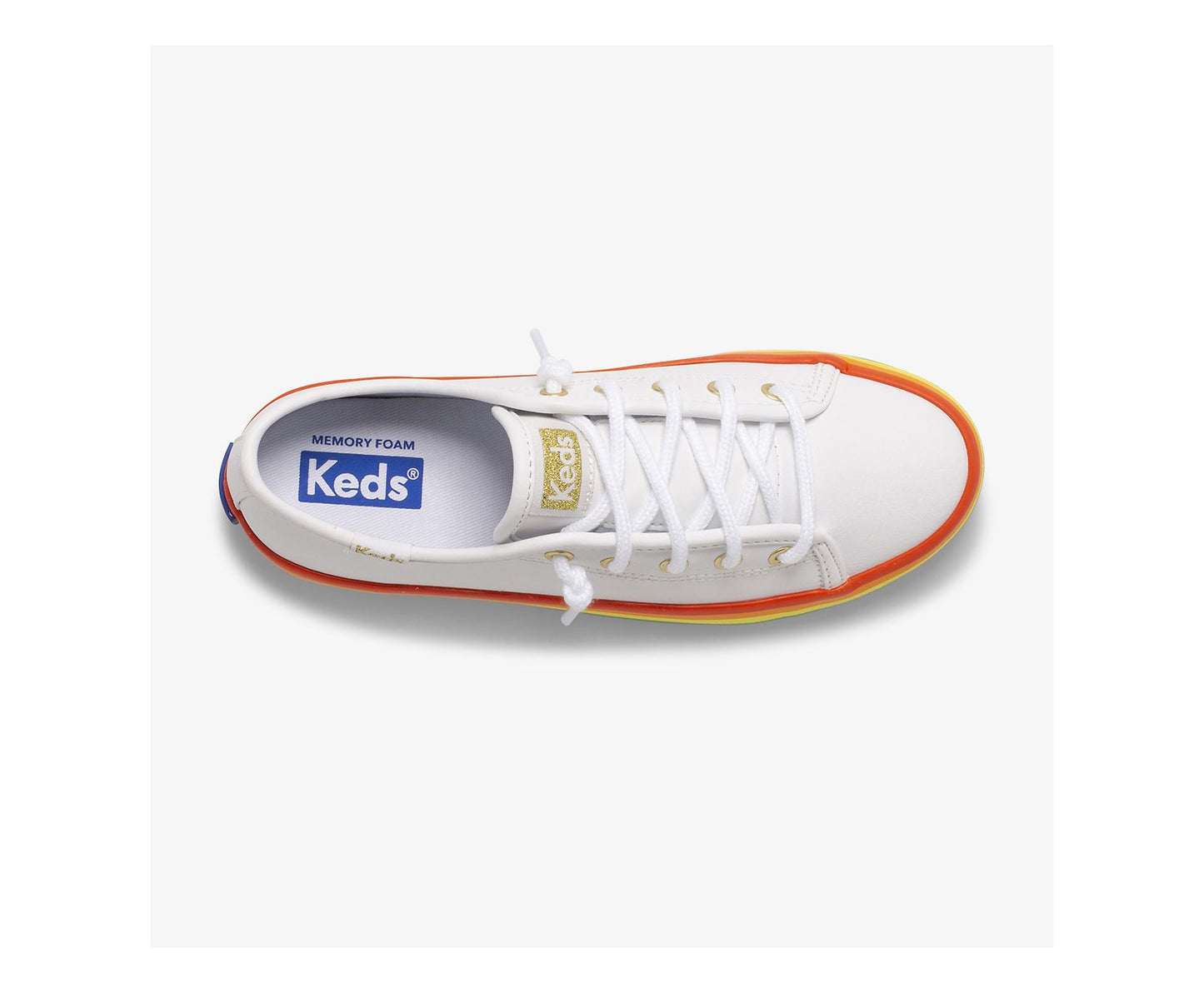 Keds | Big Kid's Kickstart Leather Rainbow