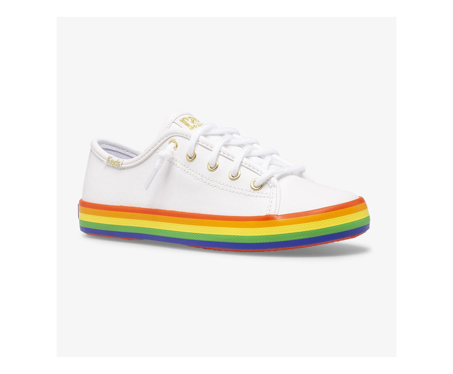 Keds | Big Kid's Kickstart Leather Rainbow