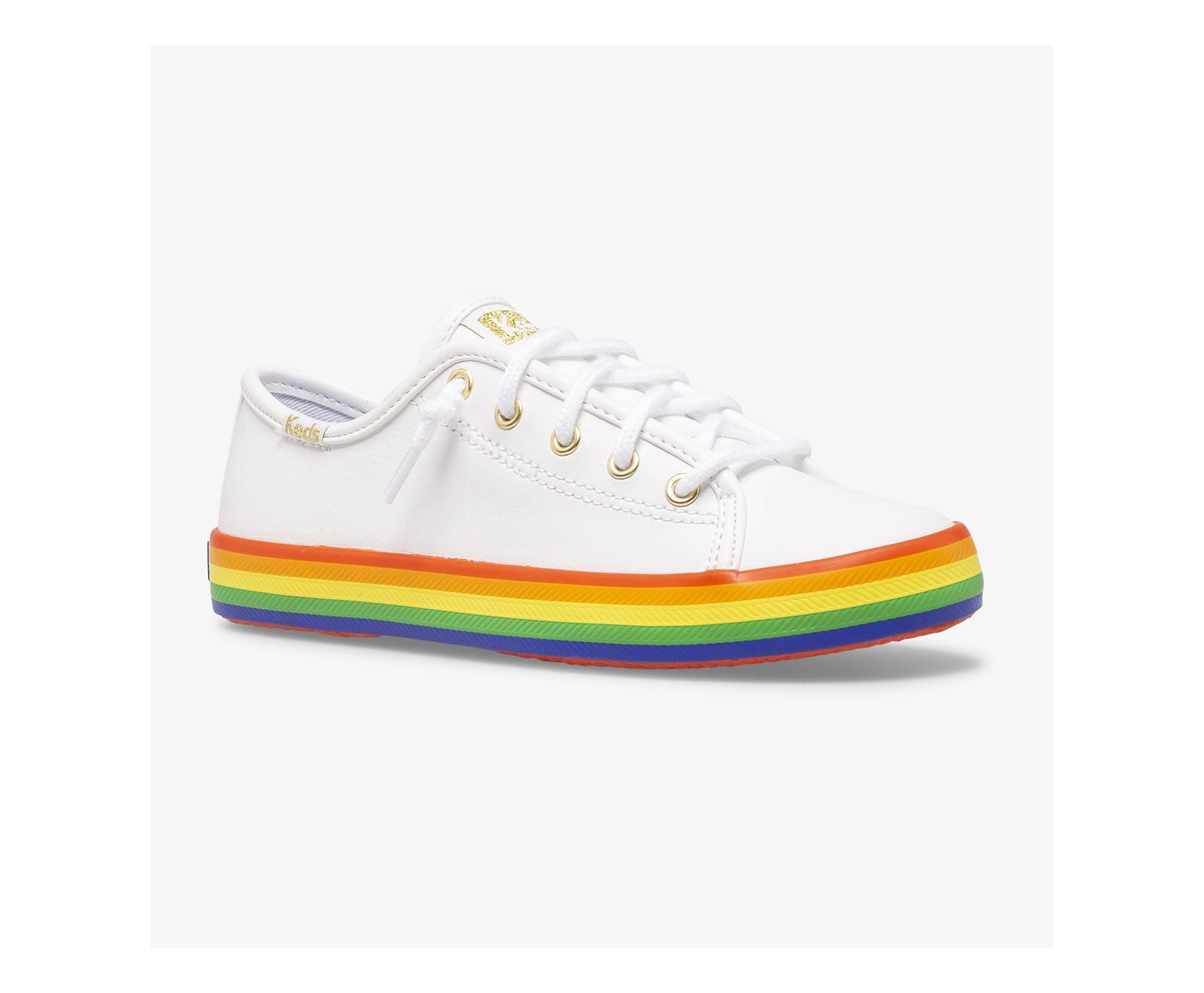 Keds | Big Kid's Kickstart Leather Rainbow