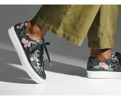 Keds | Keds x Rifle Paper Co. Triple Kick Colette Jacquard